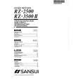 SANSUI RZ-2500 Instrukcja Obsługi
